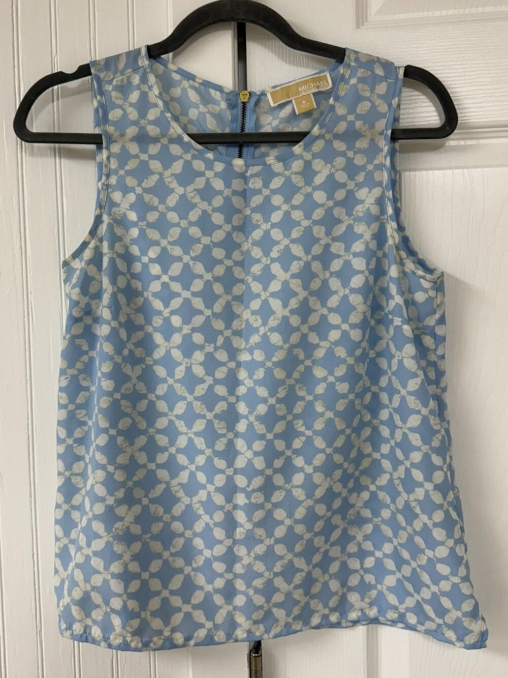 Calvin Klein Light Blue Lightweight Blouse - Size S